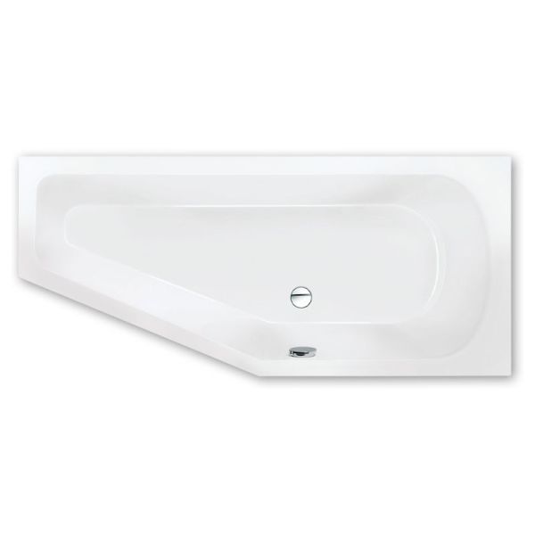 badshop.de Classic Eck-Badewanne - 170 / 75 asymmetrisch links