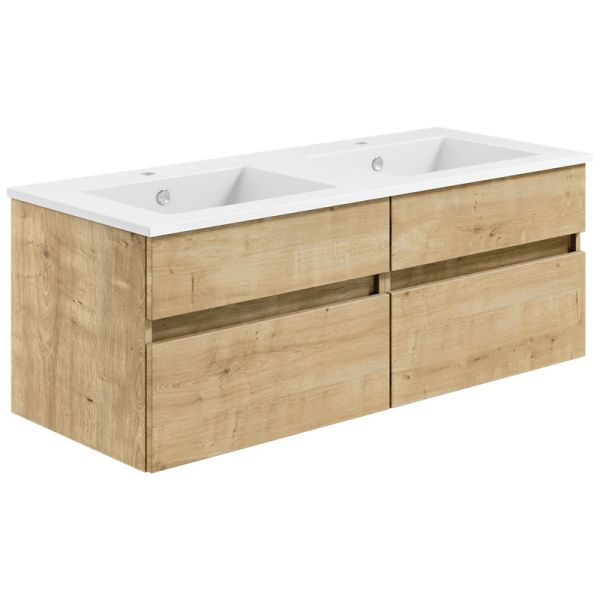 badshop.de Aurora Waschtisch mit Unterschrank - 122 cm, Unterschrank Profilansi