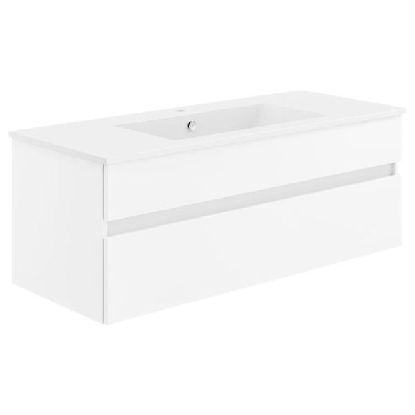 badshop.de Aurora Badmöbel Set 16 - 92 cm, Unterschrank Profilansicht