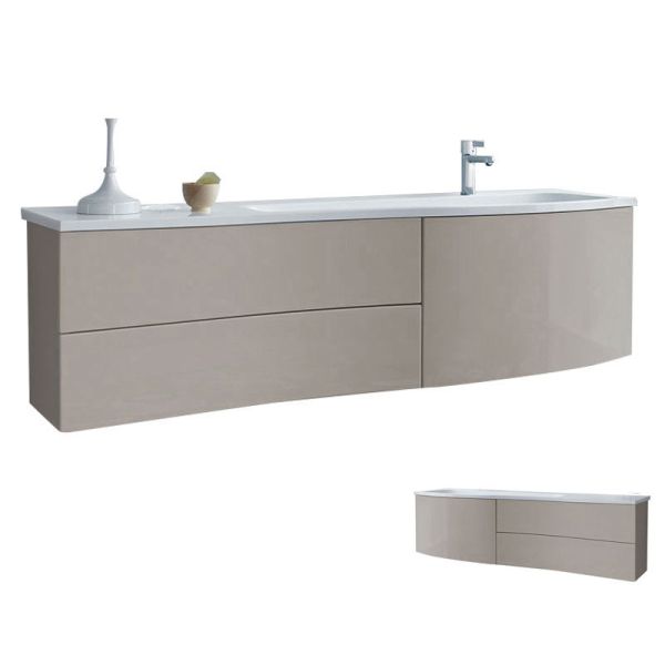 Burgbad Sinea 1.0 Waschtisch mit Unterschrank Set 4 - 161 cm
