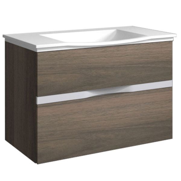 Burgbad Orell Mineralguss-Waschtisch und Unterschrank 93 cm