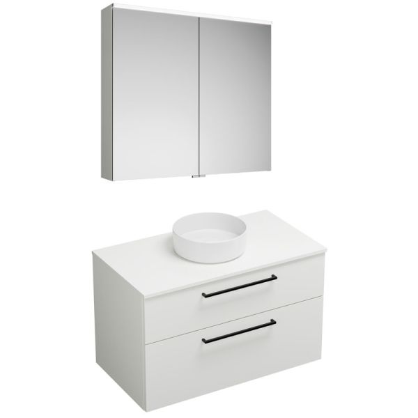 Burgbad Eqio Badmöbel Set - 100 cm