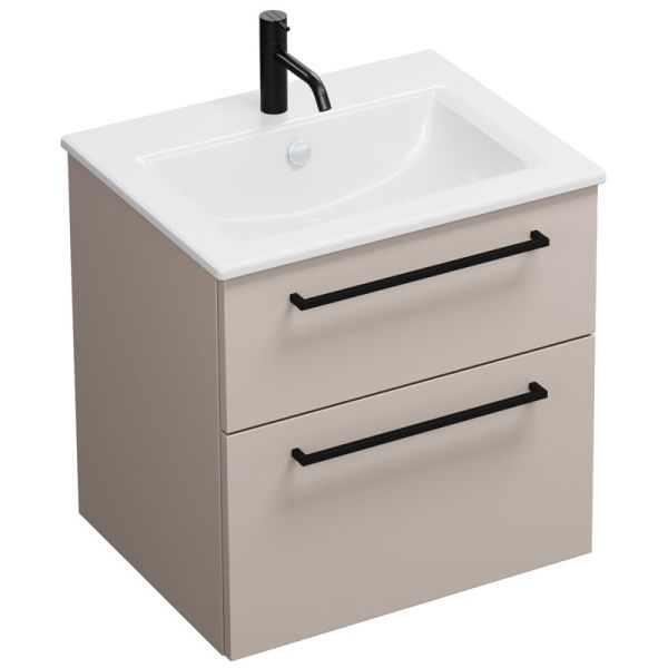 Burgbad Eqio Waschtisch mit Unterschrank Slim Set 1 - 62 cm