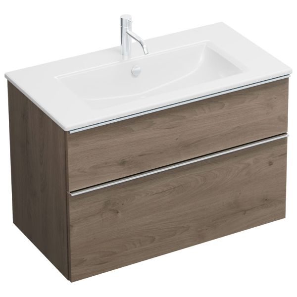 Burgbad Eqio Waschtisch mit Unterschrank Slim Set 3 - 92 cm