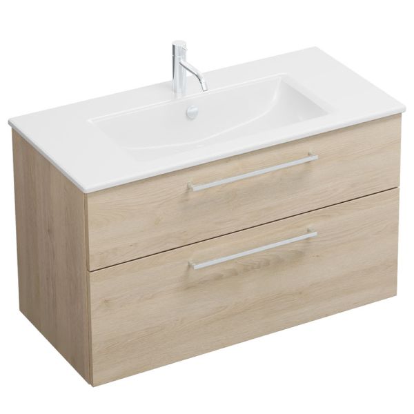 Burgbad Eqio Waschtisch mit Unterschrank Slim Set 4 - 102 cm