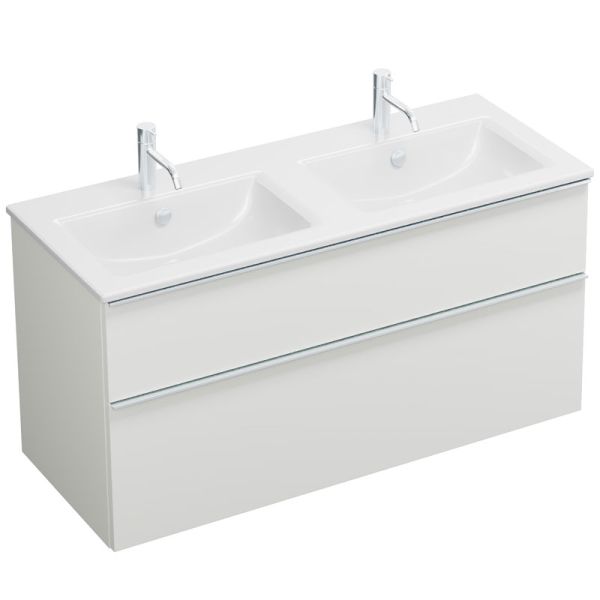 Burgbad Eqio Waschtisch mit Unterschrank Slim Set 8 - 122 cm