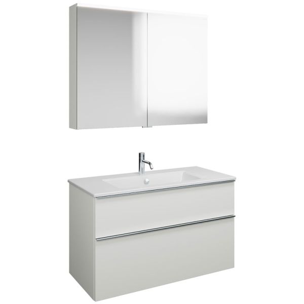 Burgbad Eqio Badmöbel Set Slim - 102 cm