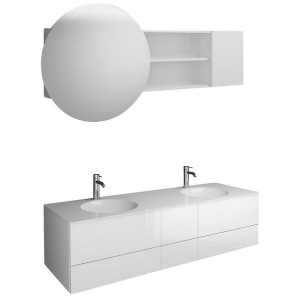 Burgbad Coco Badmöbel Set 17-1 - 150 cm