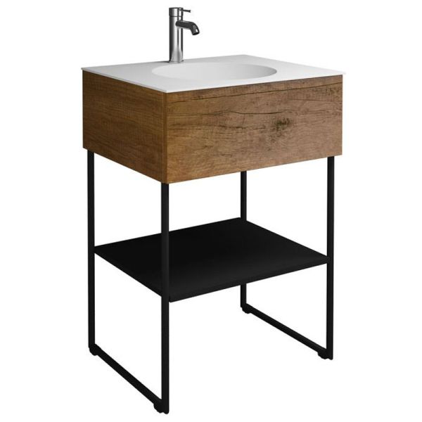 Burgbad Coco Waschtisch mit Unterschrank Set 1 - 61 cm