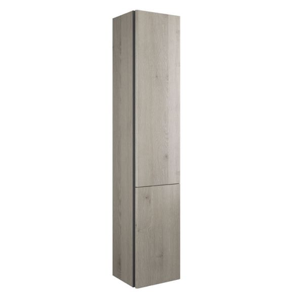 Burgbad Badu Hochschrank - 35 cm, 1 Tür, 1 Wäschekippe