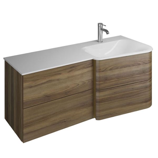 Burgbad Badu Waschtisch mit Unterschrank Set 5 - 122 cm