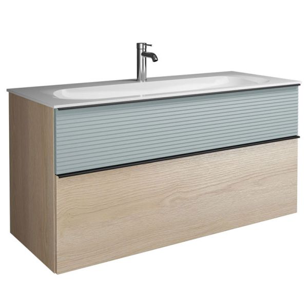 Burgbad Fiumo WTU-Set 4 - 122 cm Eiche mit