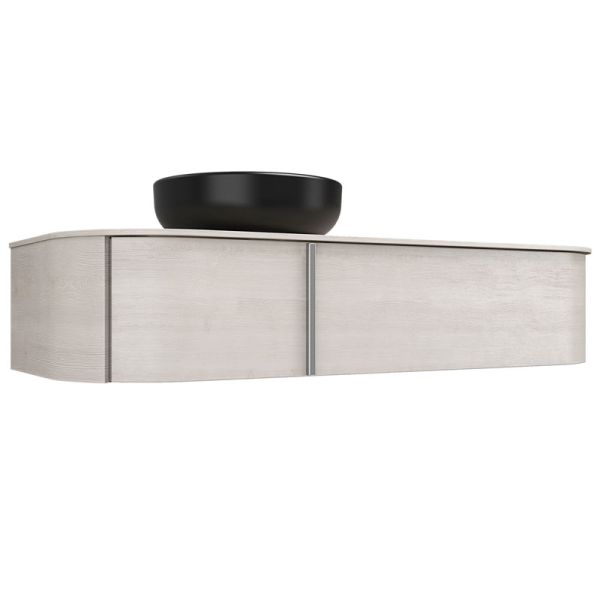 Burgbad Lavo 2.0 Waschtisch mit Unterschrank - 121 cm, Keramik-Aufsatzbecken