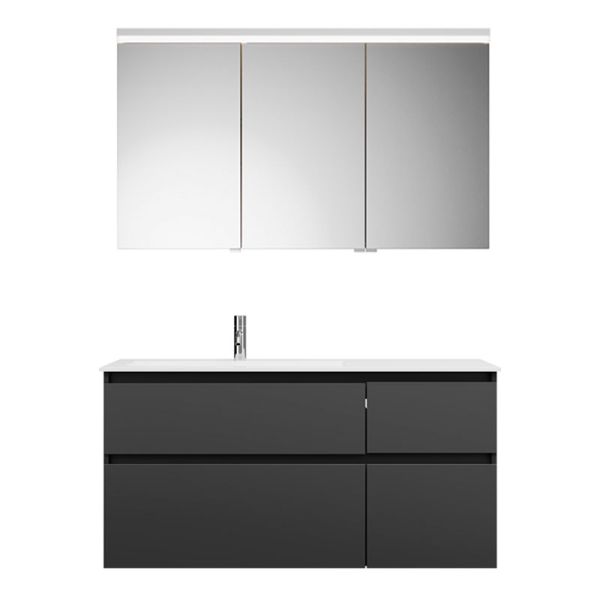 Burgbad LIN20 Badmöbel Set 122 cm