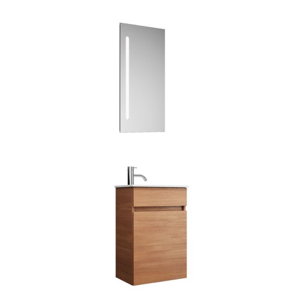 Burgbad LIN20 Badmöbel Set 2 Gäste Bad 42 cm