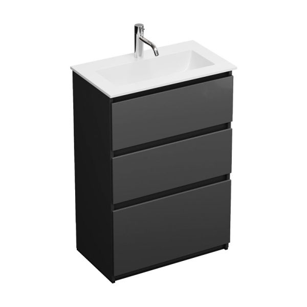 Burgbad LIN20 Waschtisch mit Unterschrank Set 62 cm