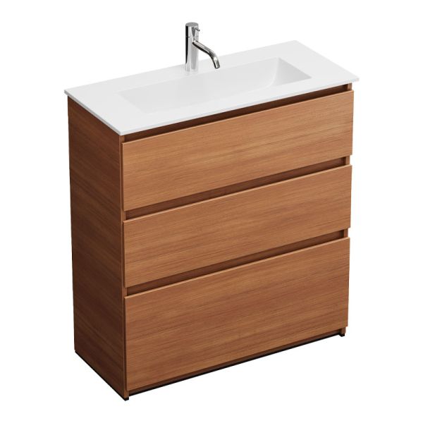 Burgbad LIN20 Waschtisch mit Unterschrank Set 82 cm