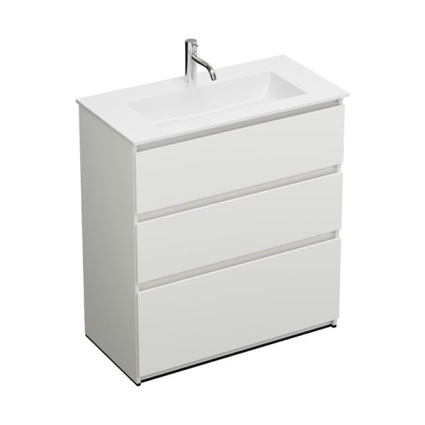 Burgbad LIN20 Waschtisch mit Unterschrank Set 82 cm