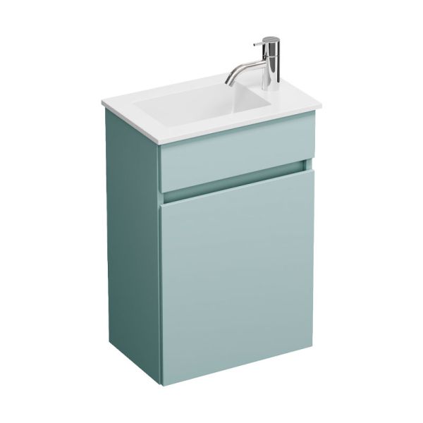 Burgbad LIN20 Waschtisch mit Unterschrank Set 2 Gäste Bad - 42 cm