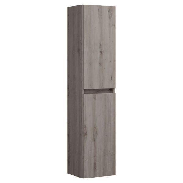 Burgbad Rocio Hochschrank 35 cm Eiche Dekor Silber