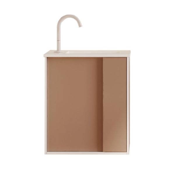 Burgbad Moto Waschtisch mit Unterschrank Set Gäste Bad - 46 cm