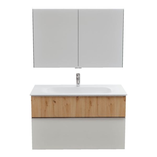Burgbad Fiumo 2.0 Badmöbel Set - 102 cm