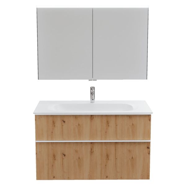 Burgbad Fiumo 2.0 Badmöbel Set - 102 cm
