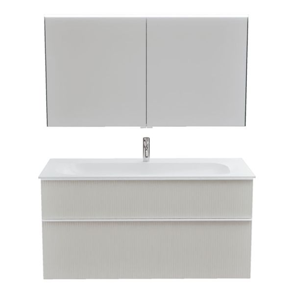 Burgbad Fiumo 2.0 Badmöbel Set - 122 cm