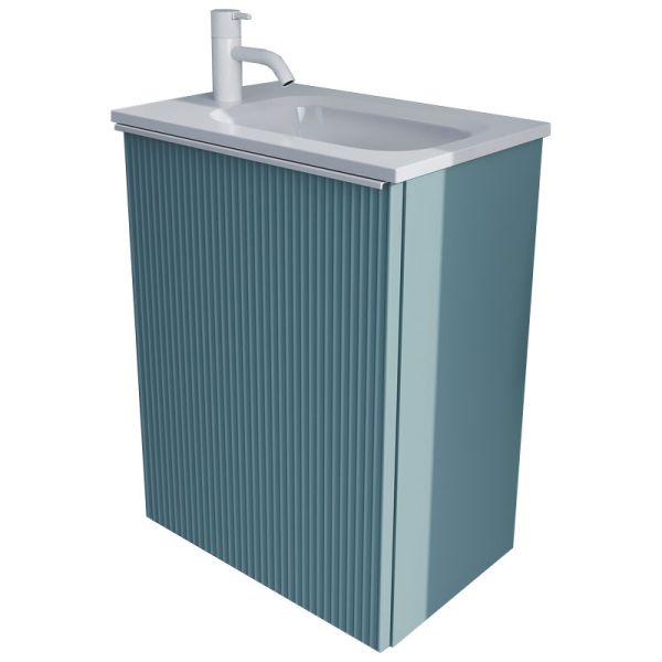 Burgbad Fiumo 2.0 Waschtisch mit Unterschrank Set - 47 cm