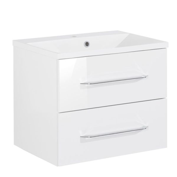 Fackelmann B.clever Waschtisch mit Unterschrank - 60 cm