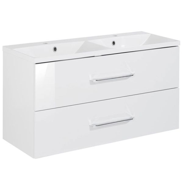 Fackelmann B.clever Waschtisch mit Unterschrank - 120 cm
