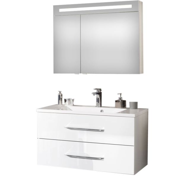 Fackelmann B.clever Badmöbel Set - 90 cm