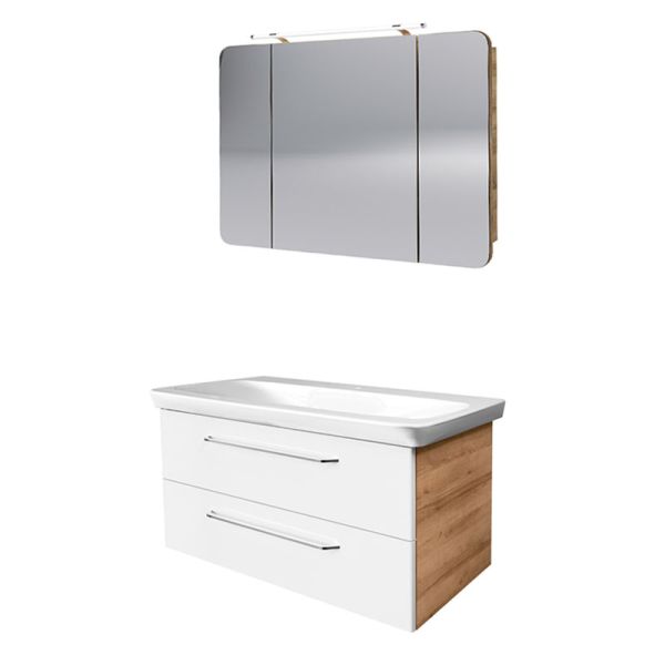 Fackelmann Milano Badmöbel Set 1 - 90 cm