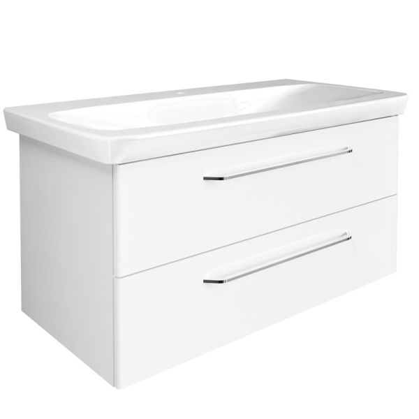 Fackelmann Milano Waschtisch mit Unterschrank - 107,5 cm