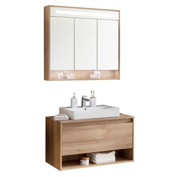 Fackelmann Natura Badmöbel Set 2 - 93,5 cm