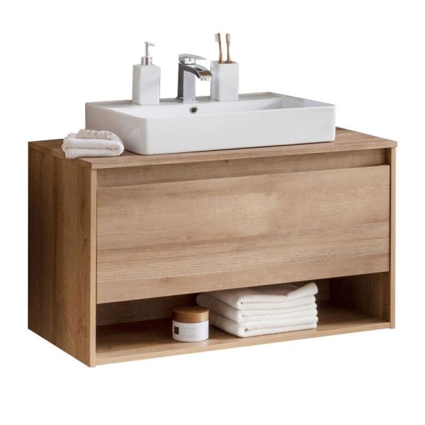 Fackelmann Natura Waschtisch mit Unterschrank Set 2 - 93,4 cm