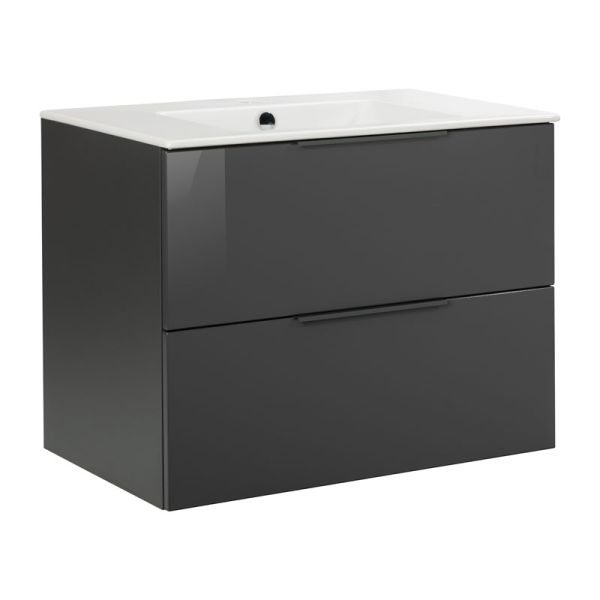 Fackelmann Luna Waschtisch mit Unterschrank Set 2 - 80 cm