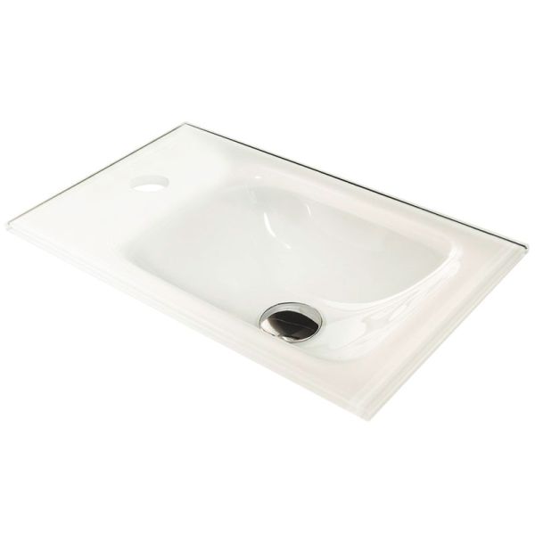 Fackelmann Gäste Glaswaschbecken 45 cm