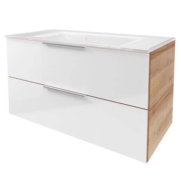 Fackelmann B.Brillant Waschtisch mit Unterschrank - 100 cm