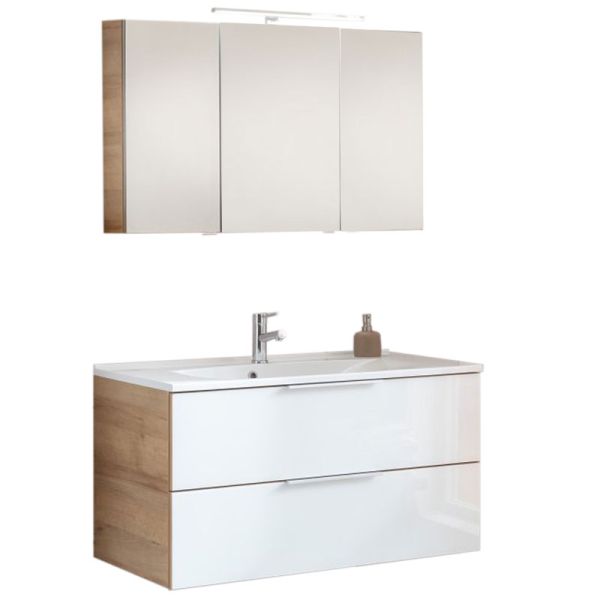 Fackelmann B.Brillant Badmöbel Set 9 - 100,1 cm