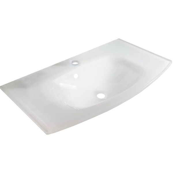 Fackelmann Verona Möbelwaschtisch / Glasbecken - 80,1 cm