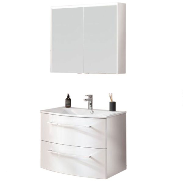 Fackelmann Verona Badmöbel Set 2 - 80 cm