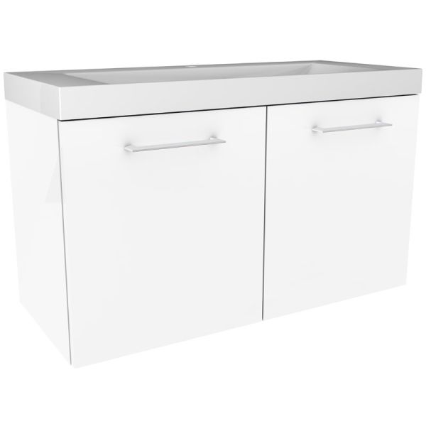 Fackelmann Lima Waschtisch mit Unterschrank Set 10 - 80 cm