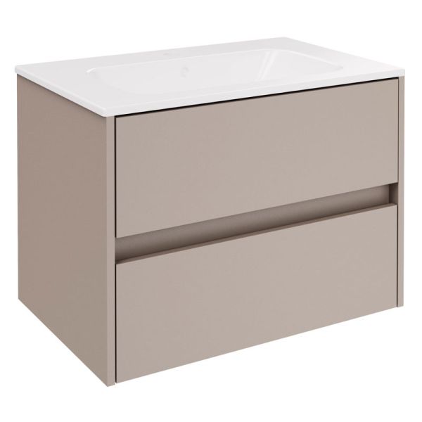 Fackelmann Compact Line Waschtisch mit Unterschrank - 71 cm