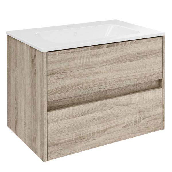 Fackelmann Compact Line Waschtisch mit Unterschrank - 71 cm