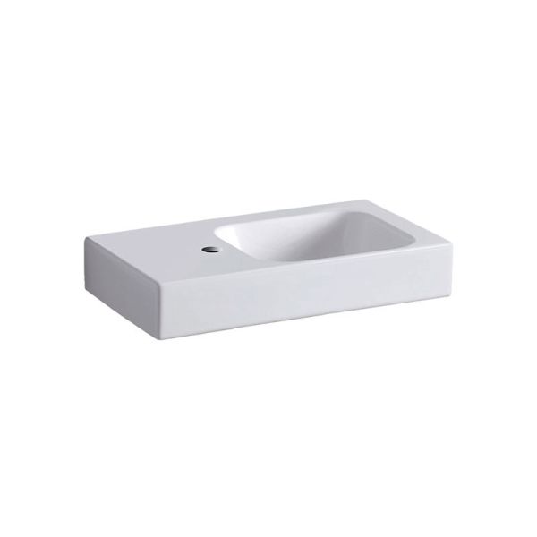 Geberit iCon Waschtisch - Hahnloch, Ablagefläche, weiß
