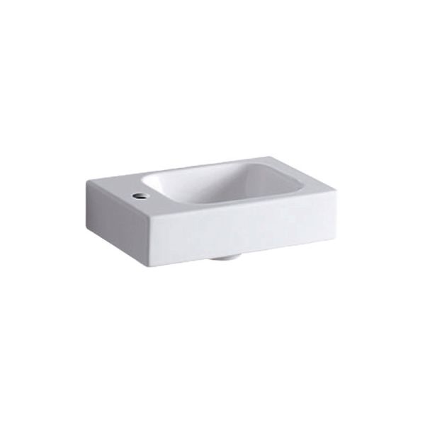 Geberit iCon Waschtisch - Waschbecken Hahnloch, weiß, KeraTect
