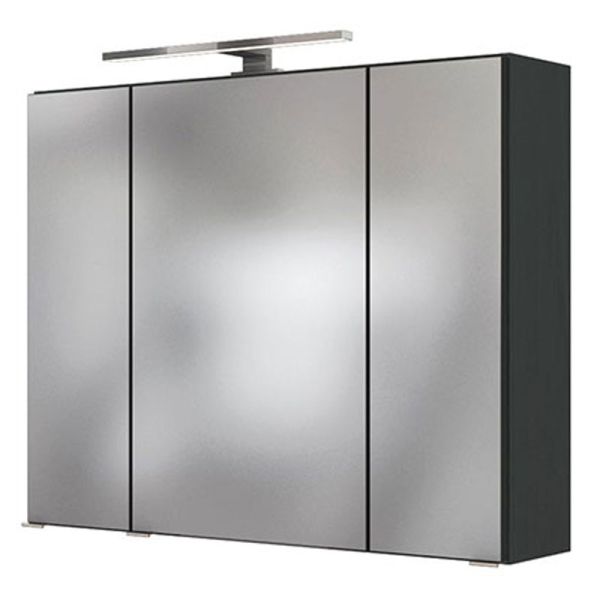 Held Möbel Baabe Spiegelschrank 3D - 80 cm