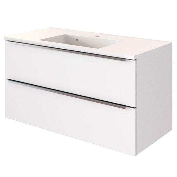 Held Möbel Garda Waschtisch mit Unterschrank - 100 cm