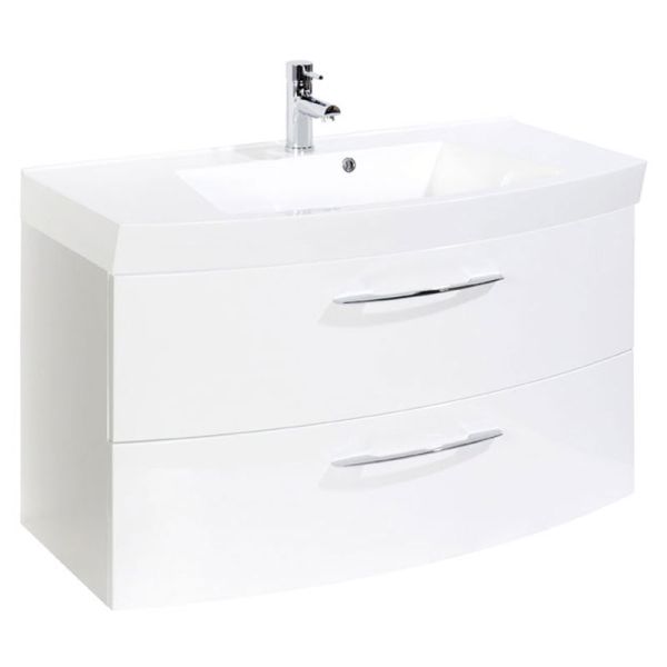 Held Möbel Florida Waschtisch mit Unterschrank - 100 cm